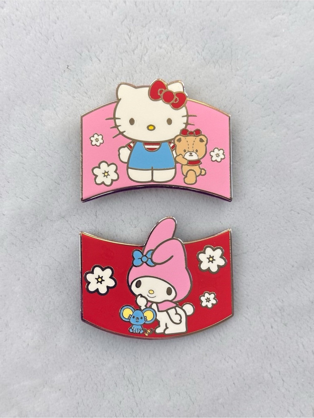 Sanrio Hello Kitty and My Melody Official Pins